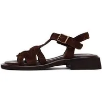 Derimod Sandalen aus Veloursleder Sandale Echtes Wildleder, Lederfutter, TPU-Sohle, Schnallenverschluss