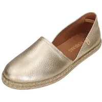 VERBENAS CARMEN Espadrille Nucleo Metal Gal Oro