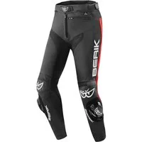 Berik Motorradhose Track Motorrad Lederhose Knieprotektoren enthalten