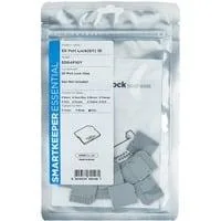 ESSENTIAL SD Port Lock (SD04), Einsteckschloss Farbcode Grau, 10 Stück