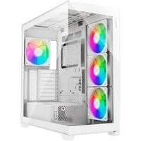 XILENT Gleam, Tower-Gehäuse weiß, Tempered Glass