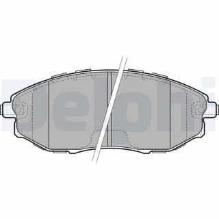 Delphi Bremsbel?ge vorne Chevrolet Epica 2,0