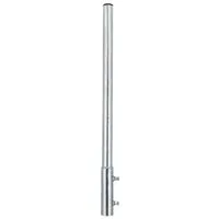 PremiumX SAT-Halterung Mastverlängerung 100 cm Ø 48 mm Stahl Antennenmast mit Mastkappe