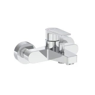 VitrA Flow Square Einhebel-Wannenfüll- und Brausearmatur Aufputzmontage Chrom,A43063EKM A43063EKM