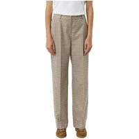 comma Stoffhose mit Karo Muster