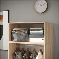 Vicco Kleiderschrank Elmo, Sonoma, 80 x 40 cm