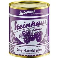 Steinhaus Obstkonserve, Steinhaus Dunst Schattenmorellen Sauerkirschen ohne Stein 850ml