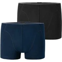 Schiesser Boxershorts 95/5 Organic Cotton (Set) Komfortbund, ohne Seitennähte im 2er Pack