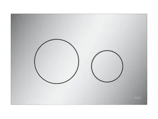 Tece loop WC-Betätigungsplatte Kunststoff für Zweimengentechnik, Chrom matt, 9240922 9240922