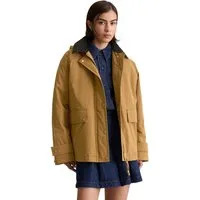 Marc O'Polo DENIM Kurzmantel aus Waxed-ORganic-Cotton-Nylon-Mix