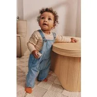 Next Body & Hose Baby Denim-Latzhose und Bodysuit im Set (2-tlg)
