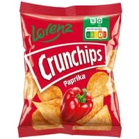 LORENZ Knabberei, Lorenz Crunchips Paprika Kartoffel Chips mit Paprika Würzung 50g