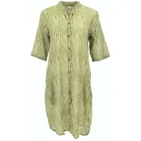 Guru-Shop Midikleid Boho Hemdkleid, lange gestreifte Tunika -.. alternative Bekleidung
