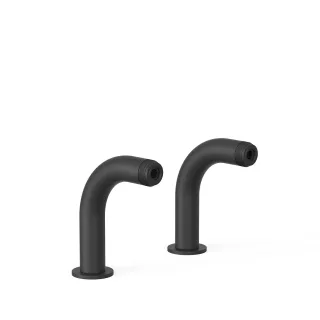 Tres Wasseranschlusswinkel zur Installation der Wannenrandarmatur. , 29987001NM 29987001NM