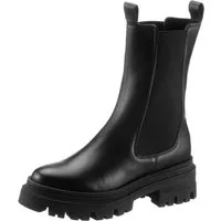 Tamaris Chelseaboots Blockabsatz, Schlupfboot, Chelseaboot für Damen