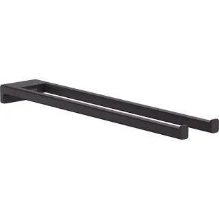 hansgrohe AddStoris Handtuchhalter 41770670 Länge 445mm, zweiarmig, Wandmontage, Metall, mattschwarz