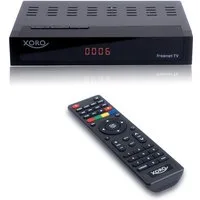 Xoro HRT 8770 TWIN DVB-T2/C mit TWIN Tuner Kabel-Receiver (DVB‑T2/C, HEVC, TWIN‑Tuner, freenet TV, PVR, Timeshift, schwarz)