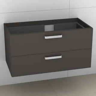Artiqua 414 Waschtischunterschrank für Venticello 4134R2 Anthrazit Glanz, 414-WU2L-V109-7065-51 414-WU2L-V109-7065-51
