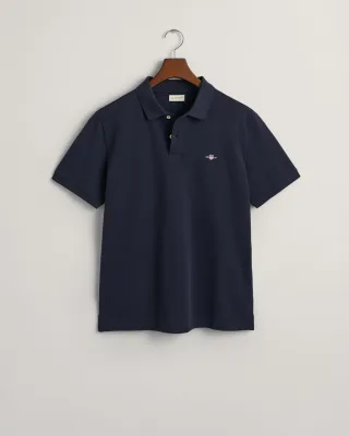 GANT - Archive Shield Piqué Poloshirt evening blue - Gr. - XXL