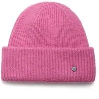 PEARLWOOD Strickmütze ZOE Feinripp, wärmend, breiter Umschlag
