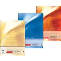 Baier & Schneider Schulheft Notenheft 6-linig Lineatur 14 DIN A5 16 Blatt sortiert