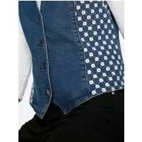 Sieh an! Jerseyweste Jeans-Weste