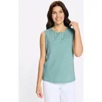Sieh an! T-Shirt Shirttop Ärmellos