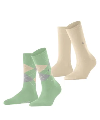 Burlington - Burlington Everyday Mix 2-Pack Damen quiet green - Gr. - 38.5
