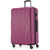 Suitline Trolley S1, 4 Rollen, Großer Reisekoffer XL Koffer mit Erweiterung, Rollkoffer TSA 110 L