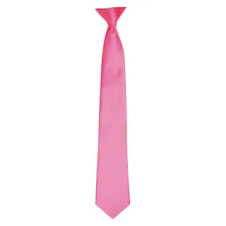 Premier Colours Herren Satin Clip Krawatte (Fuchsia)