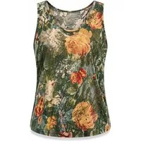 Freeman T. Porter Stricktop Dulcia Flowers Damen Top - Tanktop - Stricktop Damen Blumen