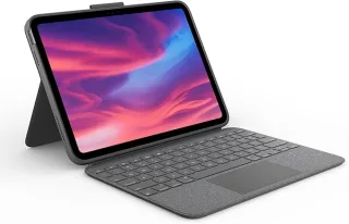 Logitech Combo Touch Case [für Apple iPad 10 (109'')] grau
