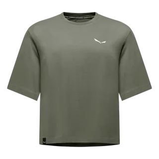 SALEWA - Eagle Loose T-Shirt Damen - Grün (Gr.40)