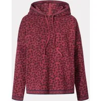 Himalaya Clothing Kapuzenpullover Damen mit stilvollem Tropfenmuster - Kapuzenpullover aus Bio-Baumwolle Lockerer Jacquardpullover mit hohem Tragekomfort