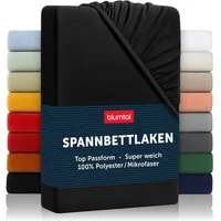 Blumtal Spannbettlaken Bettlaken aus Mikrofaser, Mikrofaser, Gummizug: rundum, (1 Stück)