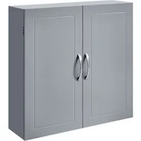 VASAGLE Hängeschrank Badezimmerschrank Badschrank wandmontiert, 18 / 30 x 60 x 60 cm, mit verstellbaren Ablagen