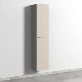 Sanipa 3way Hochschrank mit 2 Türen, Kaschmir-Matt BP0931U