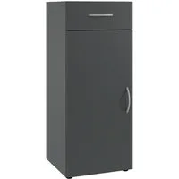 Lomadox Mehrzweckschrank MIAMI-43 graphit, 1 Tür, 1 Schublade, ca. 30/98/40 cm
