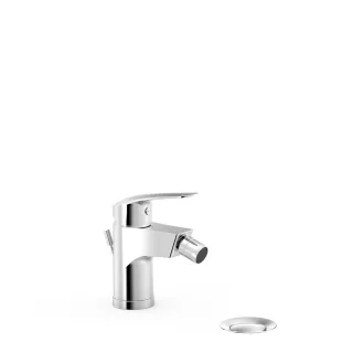 Tres Einhebel Bidetmischer mit Zugstangen Ablaufgarnitur Kugelgelenk , 21612010DA 21612010DA
