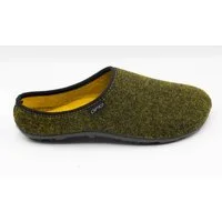 pifit! Pantoffel "homey" mit Barfußgefühl, 32100-7, gelb-grün Barfußschuh