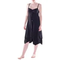 Vishes Midikleid Damen Wadenlang Kleid Baumwolle Fantasie A-Linie Rückenfrei Alternative Bekleidung, Ethno, Hippie, Retro Style