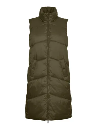 VERO MODA - VMUPPSALA 3-4 WAISTCOAT dark olive - Gr. - S