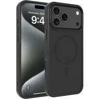 Futurea Handyhülle Smartphone iPhone Hülle Schwarz MagSafe Case Frosted-Black Case, für Apple iPhone 17, 17 Air, 17 Pro, 17 Pro Max, 18 Pro, 18 Pro Max