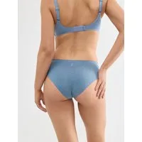 sloggi Slip ZERO Feel Pure mit hohem Beinausschnitt, dezenter Streifeneffekt