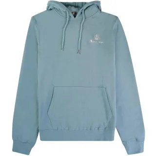 Aquascutum Active - Blauer Kapuzenpullover mit kleinem Logo