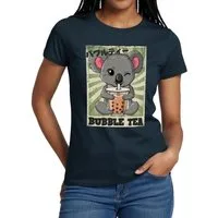 Spreadshirt T-Shirt Bubble Tea Koala Japanisch Retro Flair Frauen T-Shirt (1-tlg)