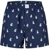 MG-1 Boxershorts MG-1 Herren Boxershorts aus 100% Baumwolle mit Weihnachtsmotiv (1-St)