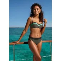 s.Oliver Bikini-Hose Yella mit kontrastfarbenen Details und seitlich regulierbar