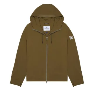 Aquascutum Active Stretch-windbreaker Mit Kapuze, Armeegrün