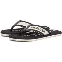 Tommy Hilfiger SPORTY HILFIGER BEACH SANDAL Zehentrenner Sommerschuh, Strandschuh, Flats mit Logoschrifzug